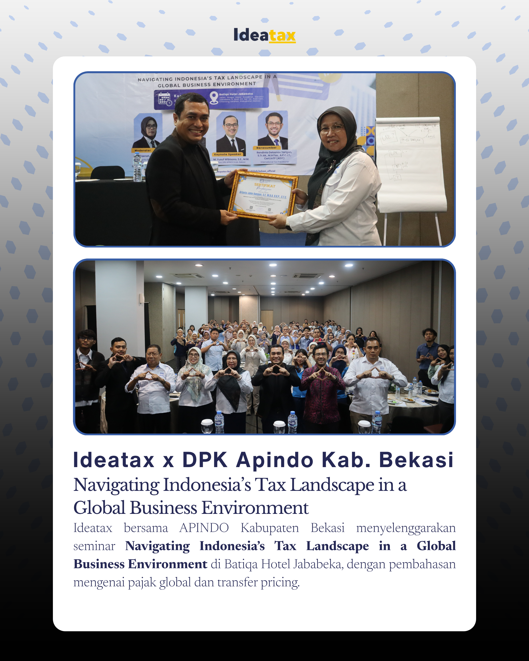 Ideatax x DPK Apindo Kab. Bekasi